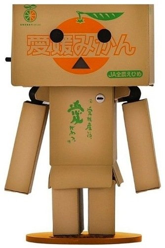 Danboard Mini - JA Ehime Mikan Box Version figure by Enoki Tomohide, produced by Kaiyodo. Front view.