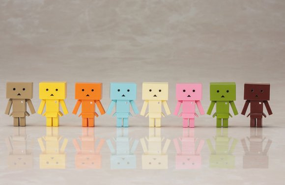 Danboard nano FLAVORS 10Pack BOX figure by Enoki Tomohide, produced by Kotobukiya. Front view.