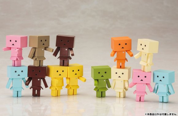 Danboard nano FLAVORS 10Pack BOX figure by Enoki Tomohide, produced by Kotobukiya. Front view.