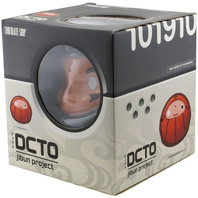 DCTO Sumi-e Black  figure by Dacosta, produced by Chocolate Soop. Packaging.