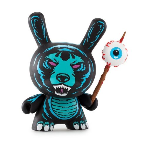 Death Adder figure by Mishka, produced by Kidrobot X Mishka. Front view.