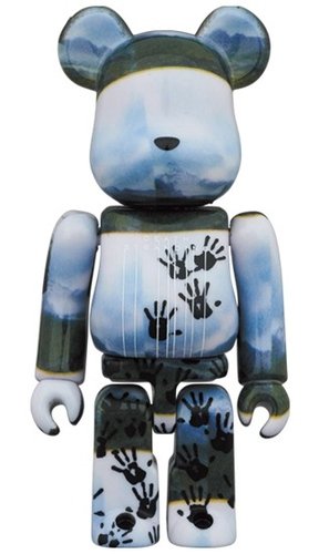 DEATH STRANDING BE@RBRICK 100％ figure, produced by Medicom Toy. Front view.