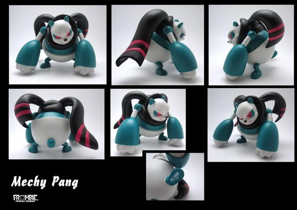Deep Sea Mechy Pang figure by Frombie, produced by Frombie. Back view.