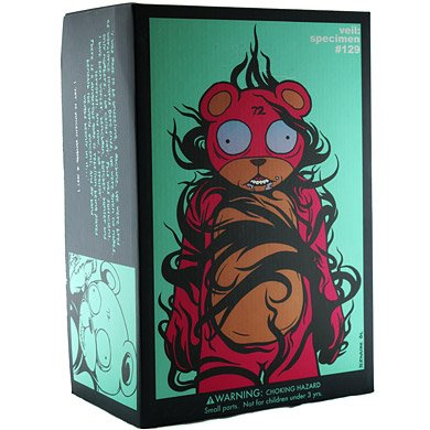 Veil Specimen 129 - Judgement of the Dero figure by Jermaine Rogers, produced by Strangeco. Packaging.