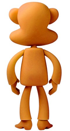 Design It Yourself Julius (Orange Edition) figure by Paul Frank, produced by Play Imaginative. Back view.
