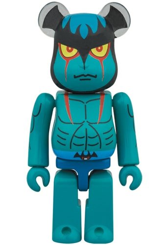 Devilman Be@rbrick 100% figure by Medicom Toy, produced by Medicom Toy. Front view.
