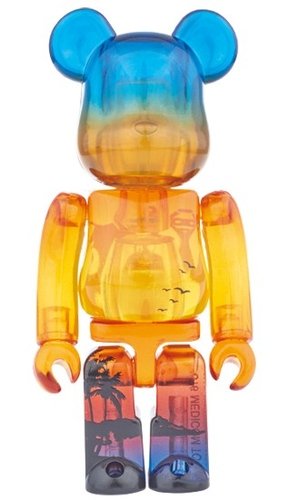 DIAMOND HEAD BE@RBRICK 100% figure, produced by Medicom Toy. Front view.