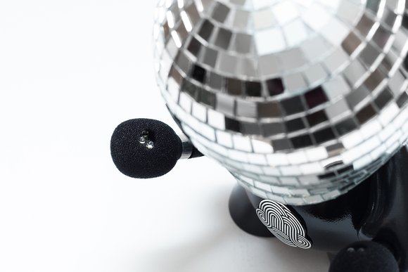 Disco Munny Ball (LE) figure by Ikar11. Detail view.