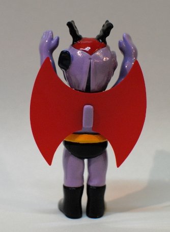 DMRJB-02 DEVIL MAN FIGURE RJB HALLOWEEN VERSION figure by Rockin Jelly Bean, produced by Secret Base. Back view.