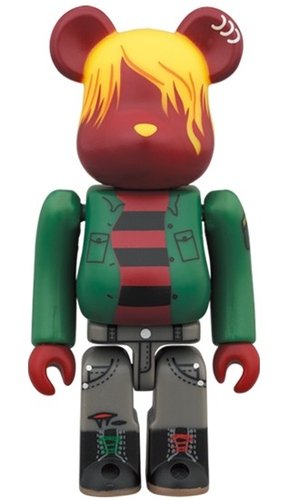 Dr.Martens 90s BE@RBRICK 100% figure, produced by Medicom Toy. Front view.