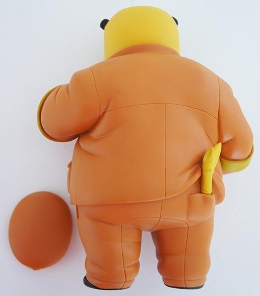 El Panda Sweet & Sour figure by Gobi & Jerry Frissen, produced by Muttpop. Back view.
