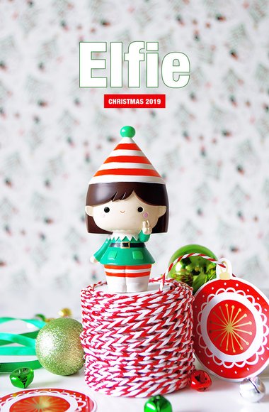 Elfie figure by Momiji, produced by Momiji. Detail view.