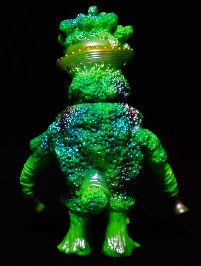 Enban Kaijū Mazā (Disc Monster Mother) 円盤怪獣マザー figure by Exohead, produced by Zollmen. Back view.