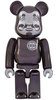 EVISU Black-plated BE@RBRICK 100%