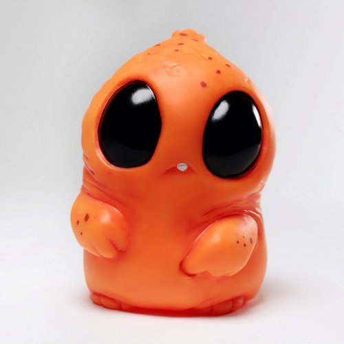 Figgle Bits Plopp figure by Chris Ryniak, produced by Squibbles Ink + Rotofugi. Front view.
