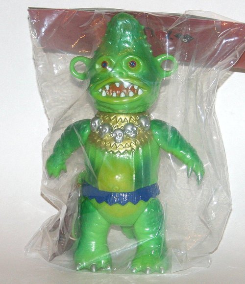 Bobongo (ボボンゴ) - Green figure by Zollmen, produced by Zollmen. Front view.