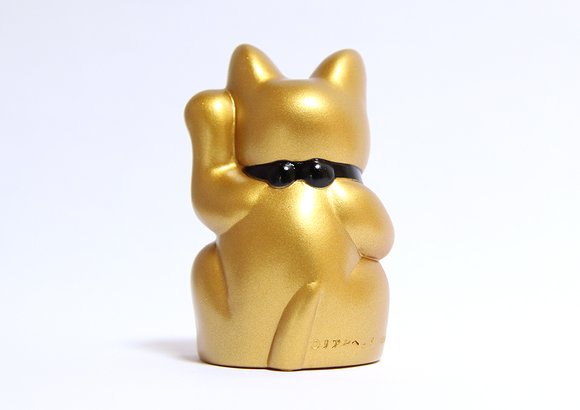 Fortune Cat Baby (フォーチュンキャットベビー) figure by Mori Katsura, produced by Realxhead. Back view.