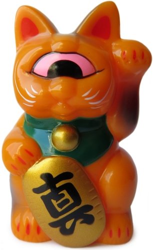 Fortune Cat Baby (フォーチュンキャットベビー) figure by Mori Katsura, produced by Realxhead. Front view.