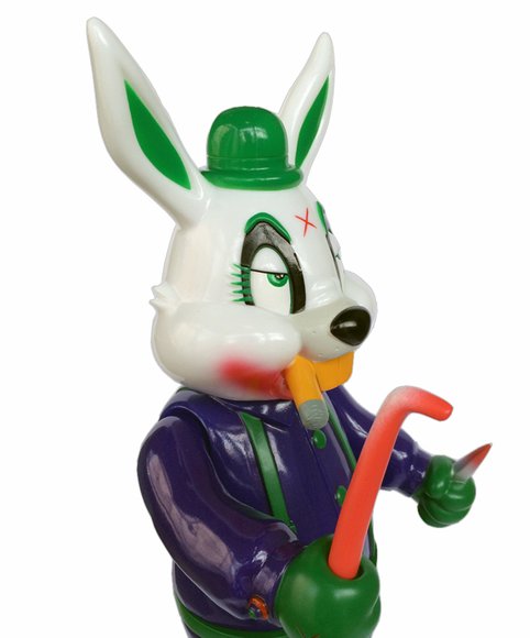 A Clockwork Carrot - Lil Alex Supervillain figure by Frank Kozik, produced by Blackbook Toy. Detail view.