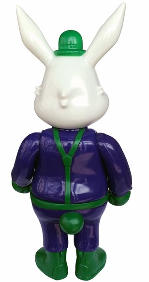 A Clockwork Carrot - Lil Alex Supervillain figure by Frank Kozik, produced by Blackbook Toy. Back view.