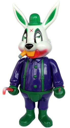 A Clockwork Carrot - Lil Alex Supervillain figure by Frank Kozik, produced by Blackbook Toy. Front view.