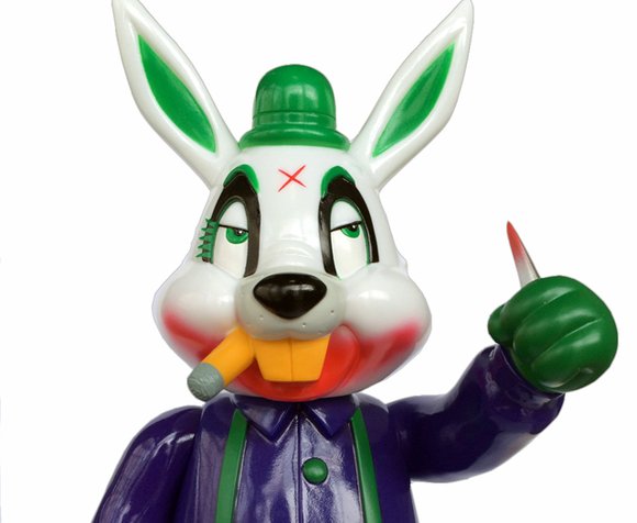 A Clockwork Carrot - Lil Alex Supervillain figure by Frank Kozik, produced by Blackbook Toy. Detail view.