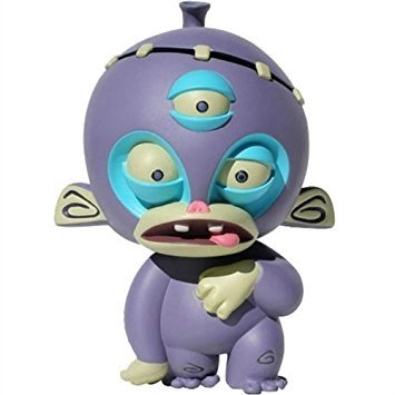 Franken Monkey - Purple figure by Roberto Juaregui, produced by Atomic Monkey. Front view.