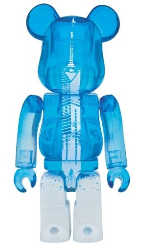 Fukuoka Tower BE@RBRICK 100% figure, produced by Medicom Toy. Front view.