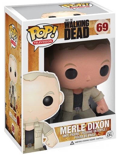 POP! The Walking Dead - Merle Dixon figure by Funko, produced by Funko. Packaging.