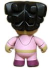 Amy figure by Matt Groening, produced by Kidrobot. Back view.
