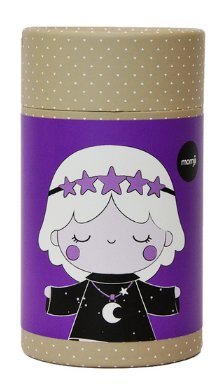 Galaxy Girl figure by Luli Bunny, produced by Momiji. Packaging.