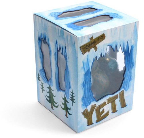 Big Yeti figure by Tim Biskup, produced by Ningyoushi. Packaging.