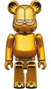 GARFIELD GOLD CHROME Ver. BE@RBRICK 100％