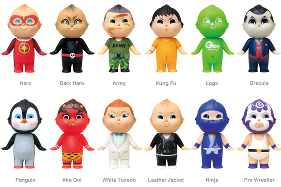 Gee Sorry Angel Series 3 - Army figure by Dreams Inc., produced by Dreams Inc.. Front view.