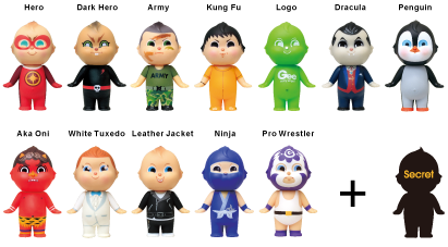 Gee Sorry Angel Series 3 - Ninja figure by Dreams Inc., produced by Dreams Inc.. Front view.