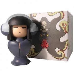 Geisha Octopus figure by Tokyoplastic, produced by Toy Tokyo. Packaging.