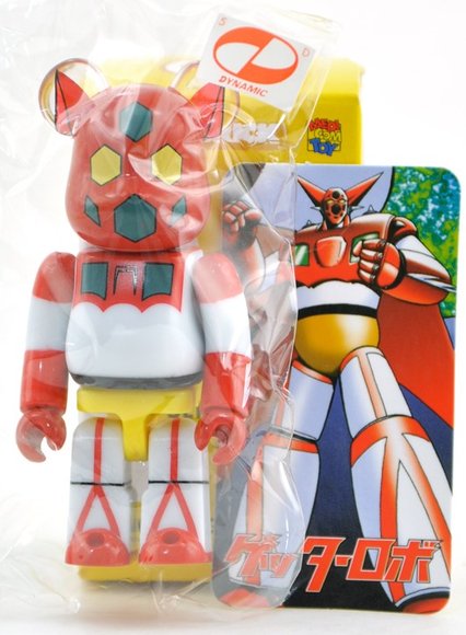 Getter Robo - Secret Be@rbrick Series 28 figure, produced by Medicom Toy. Toy card.