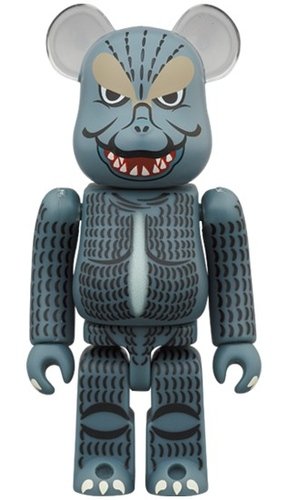 Godzilla 1964 BE@RBRICK 100% figure, produced by Medicom Toy. Front view.