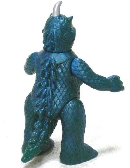 Gomess figure by Tsuburaya Productions, produced by Bandai. Back view.