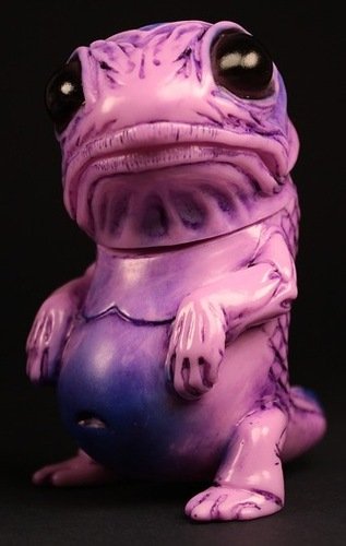 Grape Crush Snybora - SDCC 2013 figure by Chris Ryniak, produced by Squibbles Ink + Rotofugi. Front view.