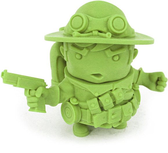 Rivet Wars - The Mountaineer figure by Rivet Wars, produced by Mighty Jaxx. Front view.