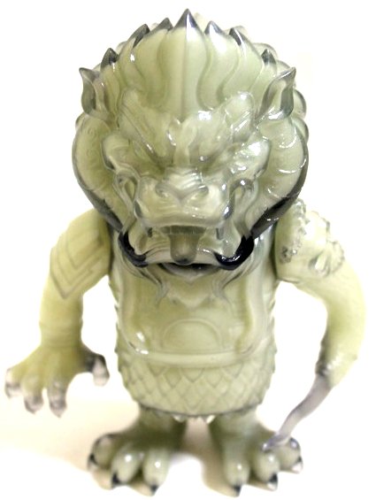 Grey Ghost Mongolion figure by LAmour Supreme, produced by Super7. Front view.