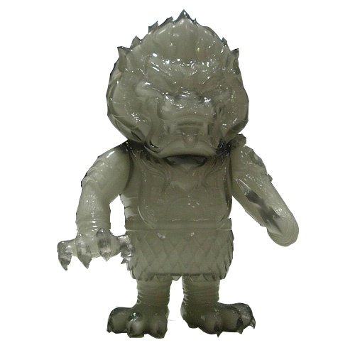 Grey Ghost Mongolion figure by LAmour Supreme, produced by Super7. Front view.