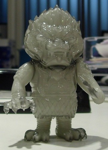 Grey Ghost Mongolion figure by LAmour Supreme, produced by Super7. Front view.