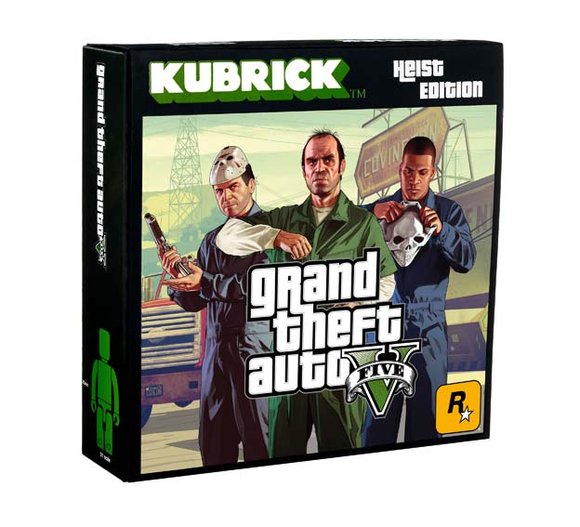 GTA V Heist Edition Kubrick Set figure by Rockstar Games, produced by Medicom Toy. Packaging.
