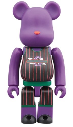 Guess Sport Jersey BE@RBRICK 100% figure, produced by Medicom Toy. Front view.