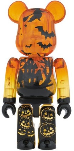 Halloween 2014 Be@rbrick 100% figure, produced by Medicom Toy. Front view.