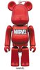 Happy lottery MARVEL MARVEL logo BE@RBRICK 100%