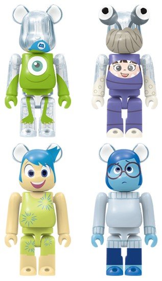 HappyKuji Disney / Pixar BE@RBRICK - Be@rbrick Award 20pcs figure, produced by Medicom Toy. Side view.