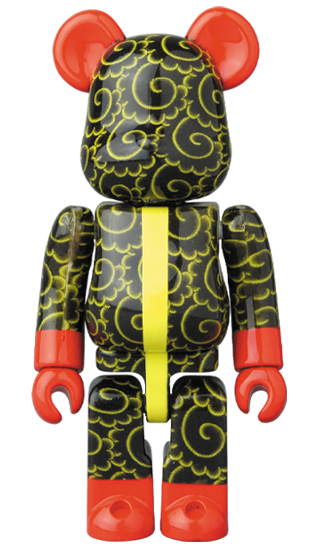 HAVE A GOOD TIME - BE@RBRICK 100% figure, produced by Medicom. Front view.